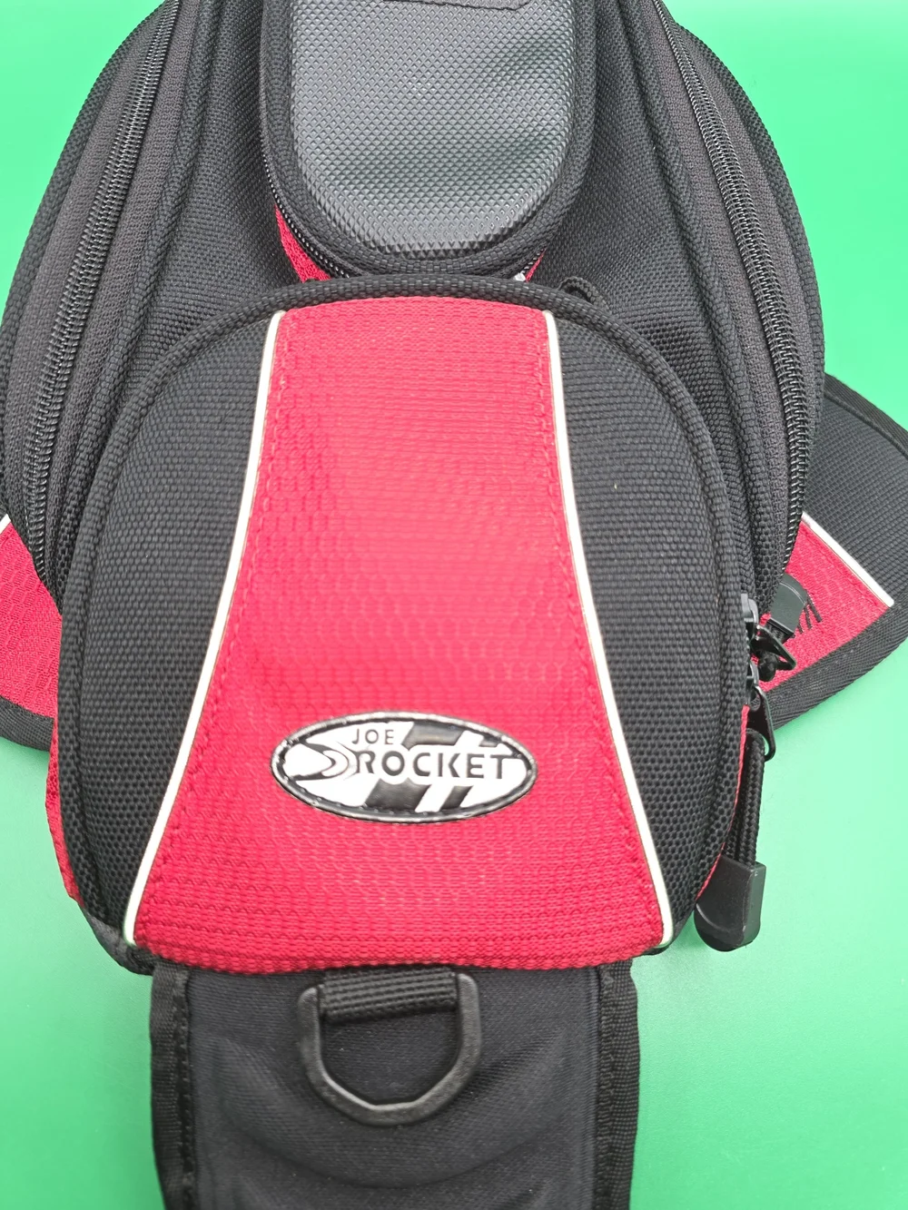 Joe Rocket Red & Black Motorcycle Tail Bag - Compact Storage